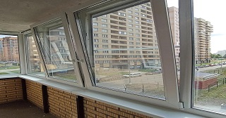 Остекление балкона Щербинка цена от 9674 руб. м/п. за 49 часов