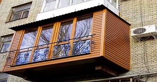 Внешняя отделка балкона Щербинка цена от 1019 руб. м/2.